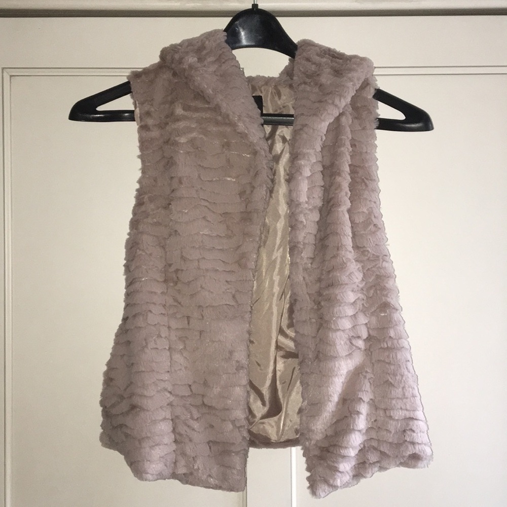 Fluffy vest